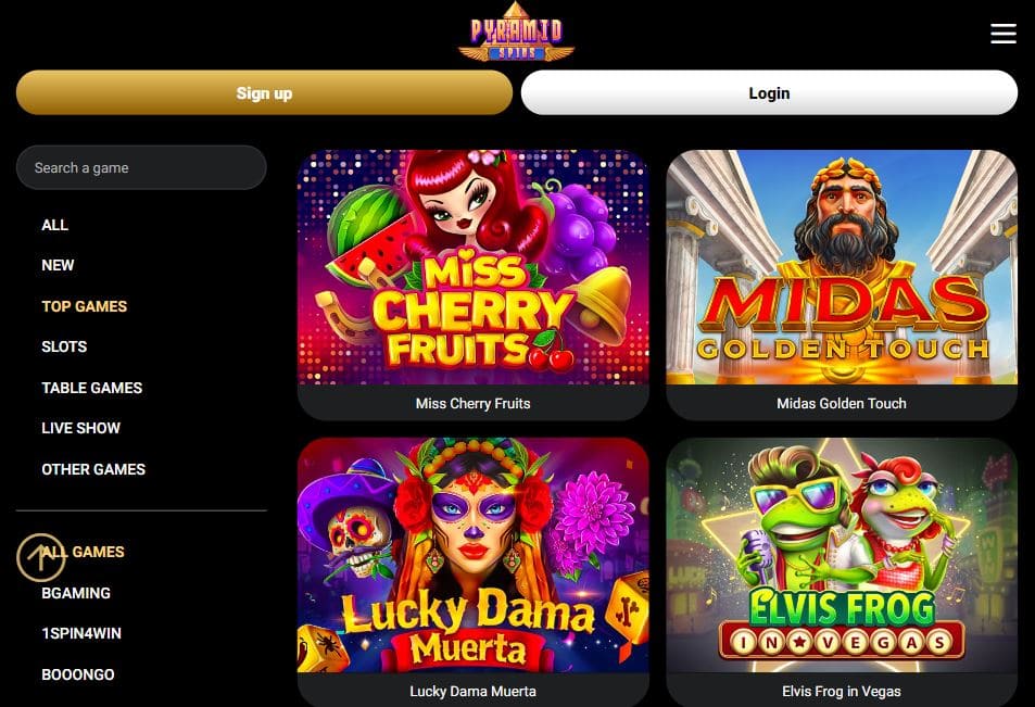 Discover the Thrills at Pyramid Spins Casino